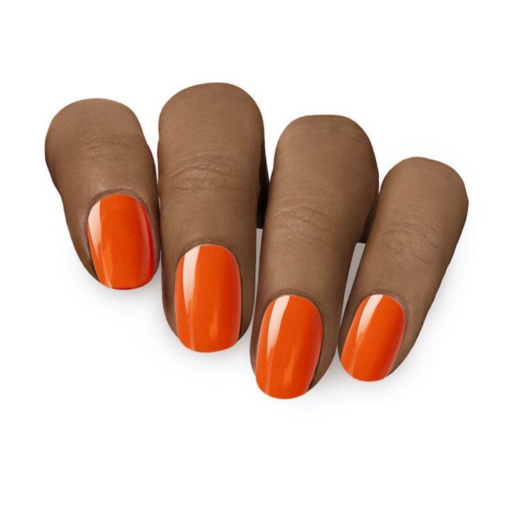MoYou Nail Strips 20 Semi Cured UV Volcano Orange
